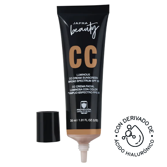 CC Crema Facial Luminosa con Color **Amplio Espectro FPS 30 Dark 30 ml
