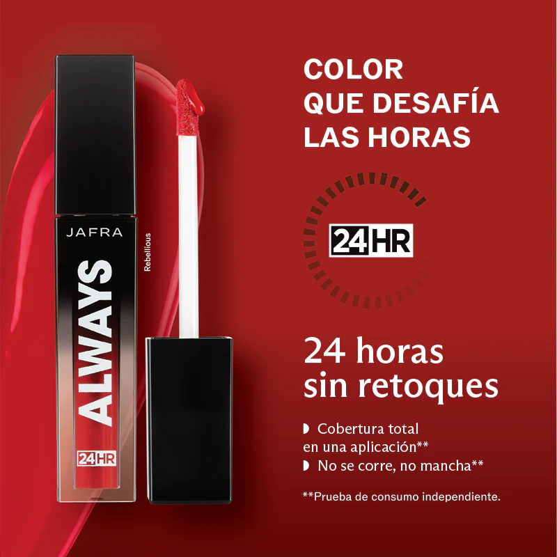 JAFRA Always 24HR Labial Líquido de Larga Duración Fearless 5 ml - Image 4